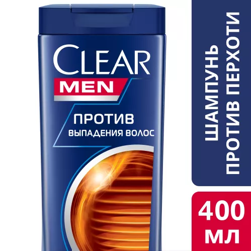 Шампунь для волос Clear Men Против выпадения волос против перхоти 400 мл – 2