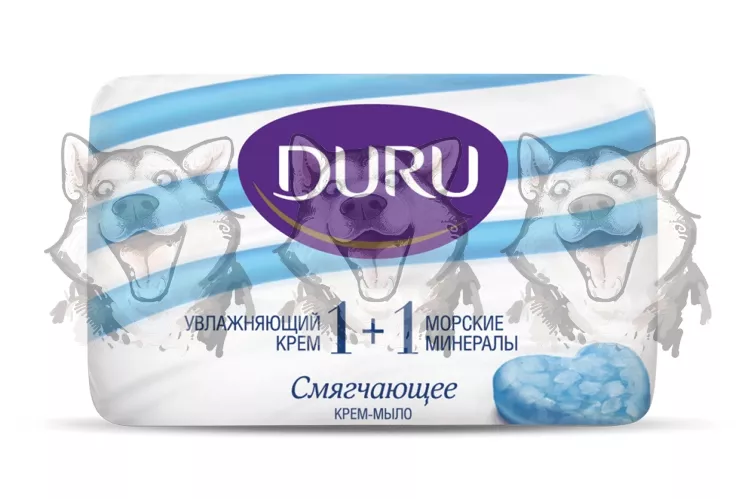 Мыло туалетное Duru Soft Sens Морские минералы 80г – 1