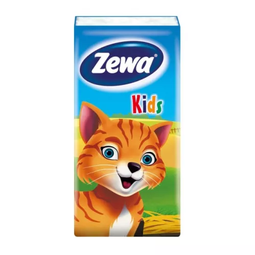 Платочки бумажные Zewa Kids упаковка в ассортиемнте 3-х слойные 1 упаковка – 2