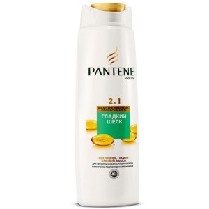 PANTENE Шампунь 2в1 Гладкий шелк 400 мл