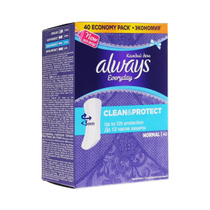 Прокладки ежедневные Always Normal Fresh&Protect 40шт