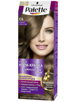 Крем-краска для волос Palette оттенок C6 (7-1) Холодный средне-русый, защита от вымывания цвета 110 мл