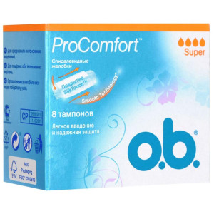 Тампоны O.B. ProComfort Super 8 шт