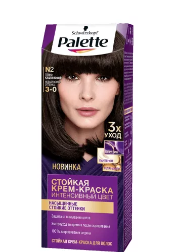 Краска для волос Palette N2 Темно-каштановый 50мл – 1