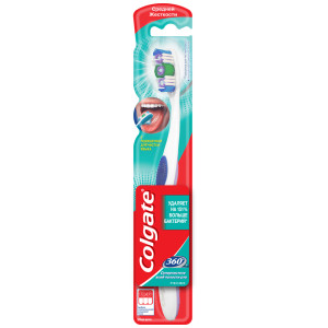 Зубная щетка Colgate 360° Суперчистота всей полости рта Средней жесткости 1 шт
