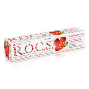 Зубная паста Rocs Грейпфрут и Мята 74гр