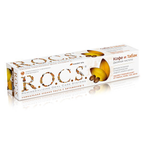 Зубная паста  Rocs Кофе и Табак 74гр