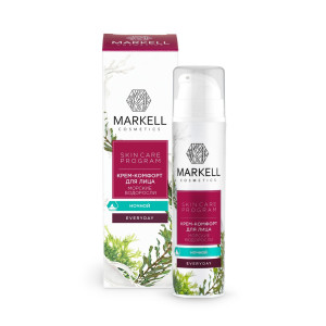 Гель для лица Markell Skin Care Program ночной гель-комфорт морские водоросли 50 мл