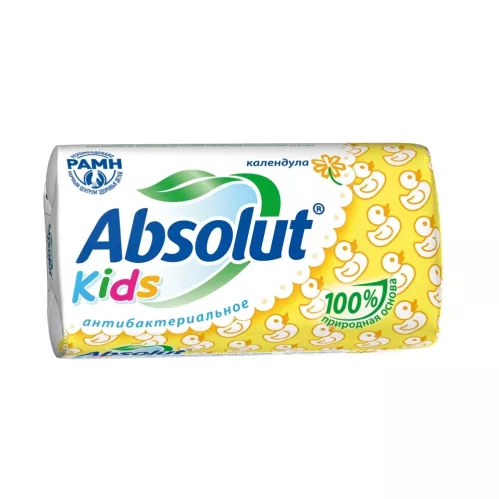 Мыло туалетное Absolut Kids Антибактериальное Календула 90 гр – 1