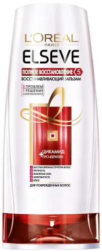 Бальзам для волос L`Oreal Paris Elseve Полное Восстановление 5 для ослабленных или поврежденных волос 400 мл – 5