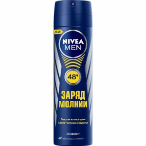 Дезодорант спрей Nivea Men Заряд Молнии 150мл