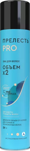 Лак для волос Прелесть Professional Объем сильной фиксации 300 мл – 1