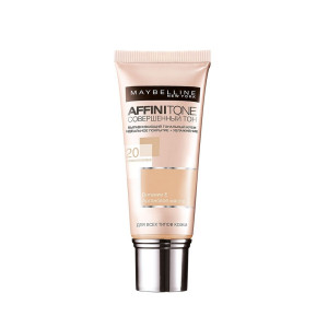 Тональный крем Maybelline New York Affinitone выравнивающий и увлажняющий с аргановым маслом оттенок 20 Натурально-бежевый 30 мл - 1