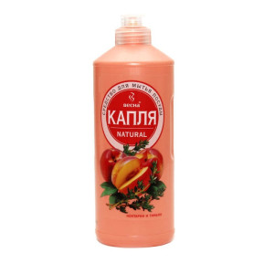 Гель для мытья посуды Капля Natural Нектарин и тимьян 500г