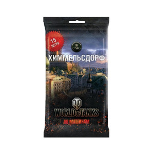 Салфетки влажн. world of tanks (3 дизайна) 15 шт