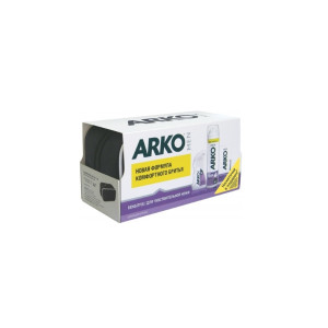 Подарочный набор Arko Sens Гель для бритья 200мл, крем после бритья 50мл, бальзам 150мл, косметичка
