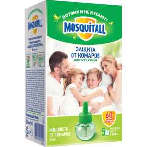Жидкость от комаров Mosquitall Защита для всей семьи 30 мл - 1