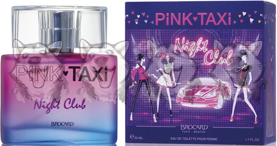 Туалетная вода Brocard Pink Taxi Night Club 90 мл – 2