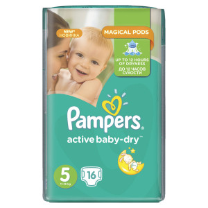Подгузники Pampers Active Baby Junior 11-18кг 16шт