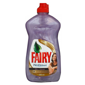 Средство для мытья посуды Fairy ProDerma шелк и орхидея 450 мл