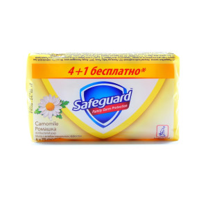 Мыло туалетное SafeGuard Ромашка 5х75г