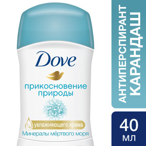 Dove антиперспирант стик Прикосновение природы 40 мл - 1