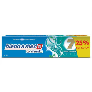 Зубная паста Blend-a-med Комплекс7 Ополаскиватель 125мл