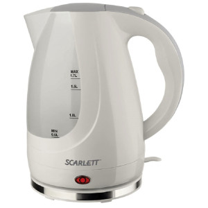 Чайник на подставке Scarlett 1800Вт 1,7л слоновая кость SC-EK18P32