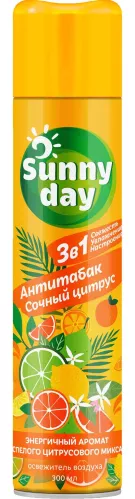 Освежитель воздуха Sunny Day Антитабак. Сочный цитрус 300 мл – 1