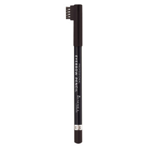 Карандаш для бровей с щеточкой Rimmel Professional Eyebrow Pencil Re-pack Brown Black тон 004