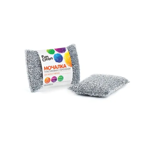 Мочалка Fun Clean для эмали и тефлона бронзовая 2шт – 1