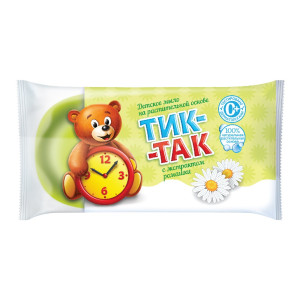 Мыло туалетное Тик-так Экстракт Ромашки для детей 75г