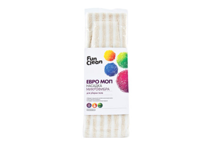Евро МОП-насадка Fun Clean, микрофибра