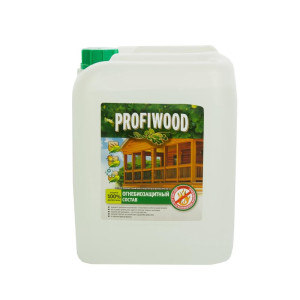 Состав для древесины Profiwood Огнебиозащита с индикатором 10кг 1/2 гр