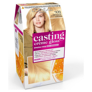 L'Oreal Paris Стойкая краска-уход для волос "Casting Creme Gloss" без аммиака, оттенок 931, Очень светло-русый золотистый пепельный - 1