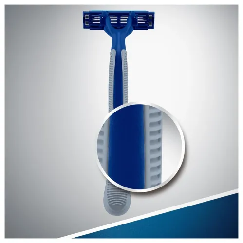 Бритвенный станок Gillette Blue Simple3 одноразовый с 3 лезвиями 4 фиксированная головка 4 шт – 3