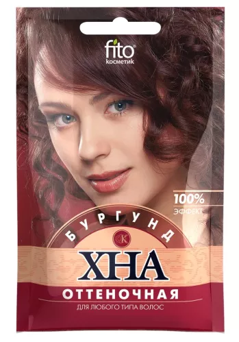 Хна для волос Фитокосметик оттеночная бургунд 25 гр – 1