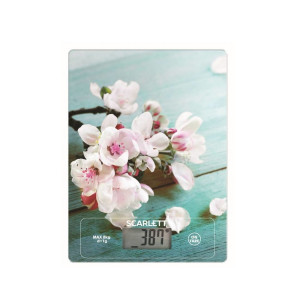 Весы кухонные эл. (сакура) макс,5кг sc-ks57p20