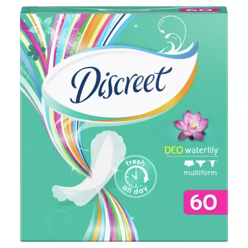 Прокладки ежедневные Discreet Deo Trio Multiform Водная лилия 60 шт – 1