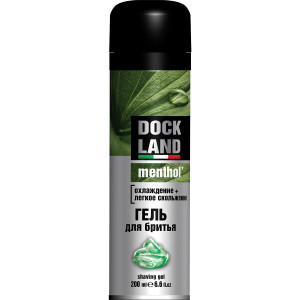 Гель для бритья Dockland "Menthol", 200 мл