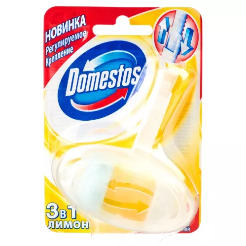 Туалетный блок Domestos 3в1 Лимонная свежесть 40 гр – 2