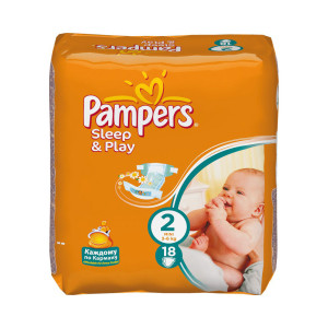 Подгузники Pampers Sleep&Play Ромашка mini 3-6кг 18шт