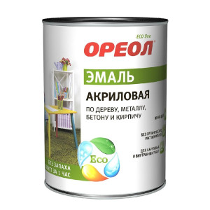 Эмаль ореол акриловая глянцевая серая 1,9 кг