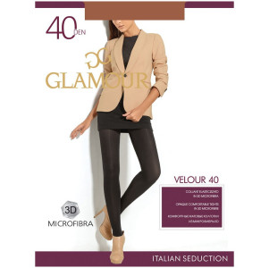 Колготки Glamour Velour 40den 4 Nero