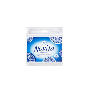 Ватные палочки Novita Delicate пакет 100 шт