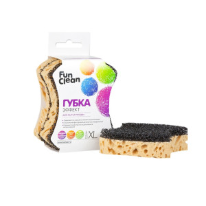Губка для посуды Fun Clean XL Эффект 2шт