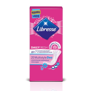 Прокладки ежедневные Libresse Daily Fresh Multistyle Deo 20шт