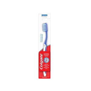 COLGATE Безопасное Отбеливание зубная щетка, мягкая синяя