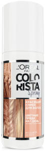 L'Oreal Paris Красящий спрей для волос "Colorista Spray", оттенок Розовое золото, 75 мл - 1