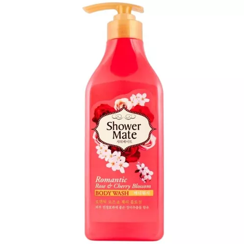 Гель для душа KeraSys Shower Mate Роза и вишневый цвет 550 мл – 1